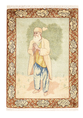 Persisk matta - Tabriz - Royal - 73 x 56 cm - flerfärgad