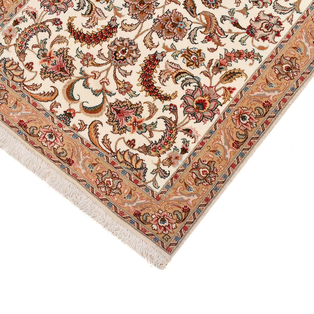 Runner Persisk matta - Tabriz - Premium - 320 x 83 cm - karamell