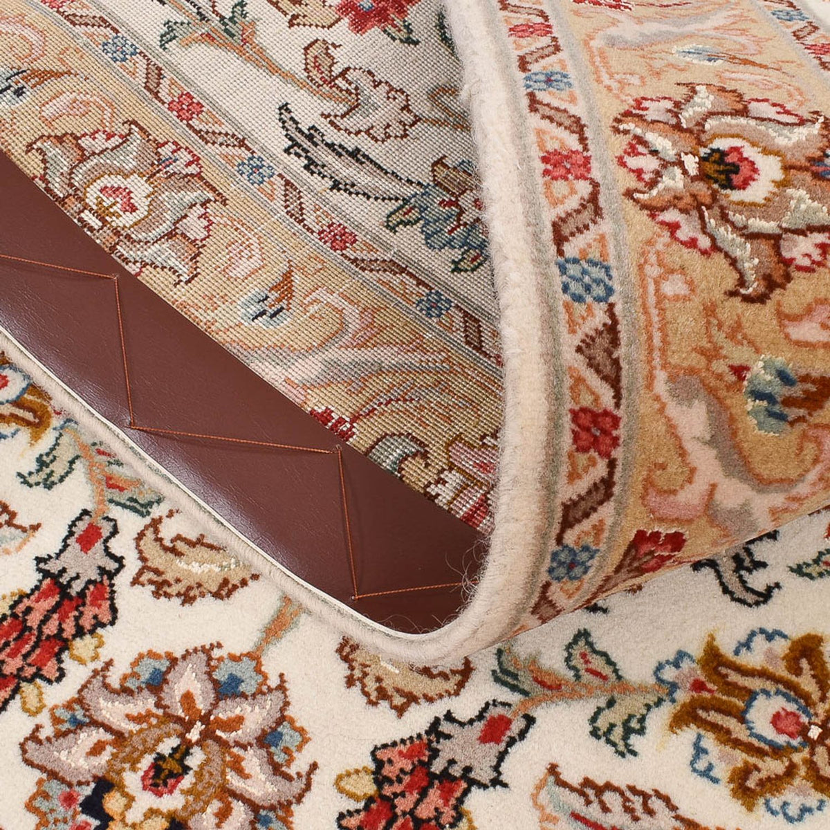 Runner Persisk matta - Tabriz - Premium - 320 x 83 cm - karamell