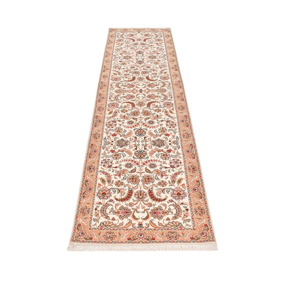 Runner Persisk matta - Tabriz - Premium - 320 x 77 cm - karamell