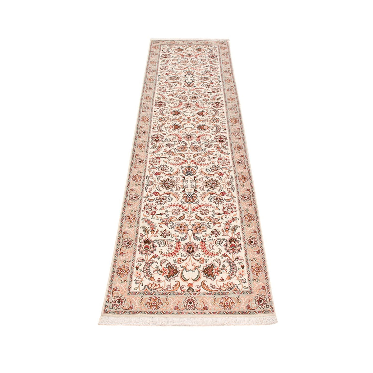 Runner Persisk matta - Tabriz - Premium - 312 x 74 cm - karamell