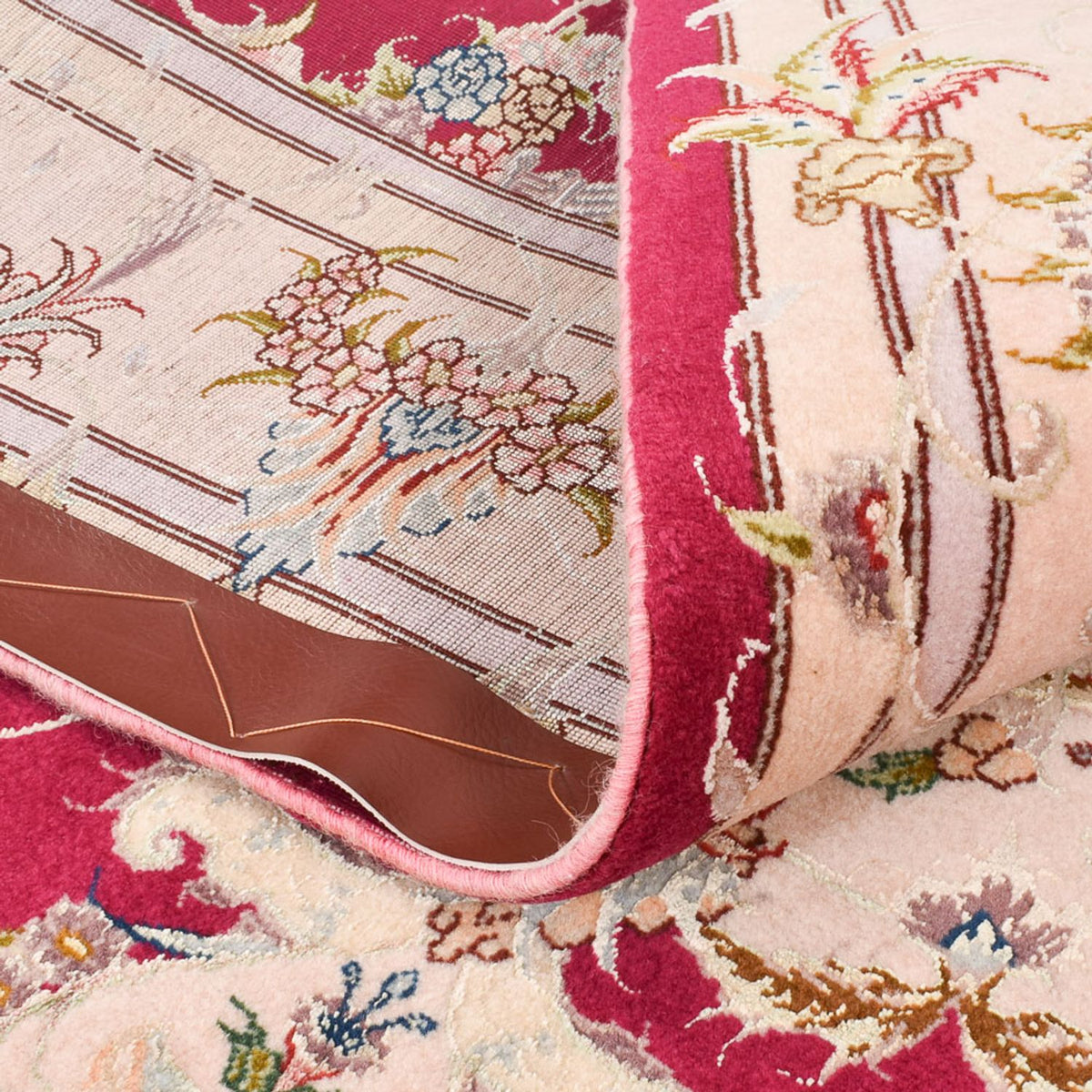 Persisk matta - Tabriz - Royal - 210 x 154 cm - röd