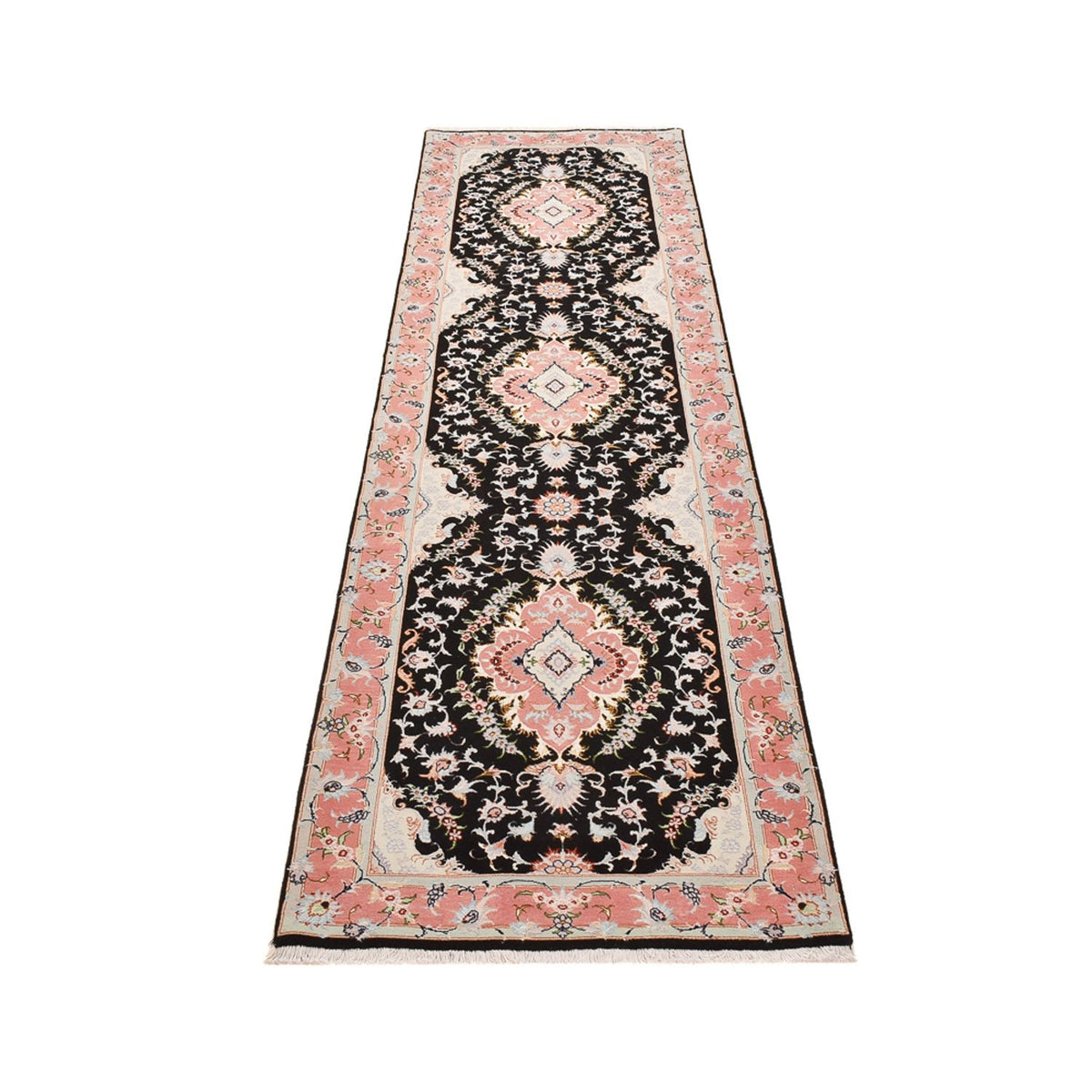 Runner Persisk matta - Tabriz - Royal - 300 x 83 cm - mörkblå