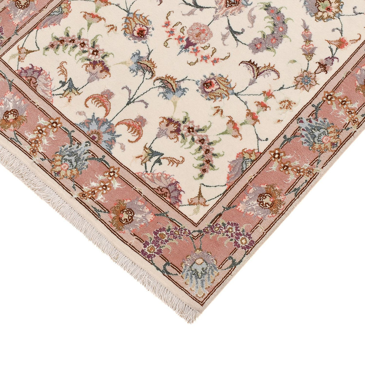 Runner Persisk matta - Tabriz - Premium - 347 x 77 cm - beige