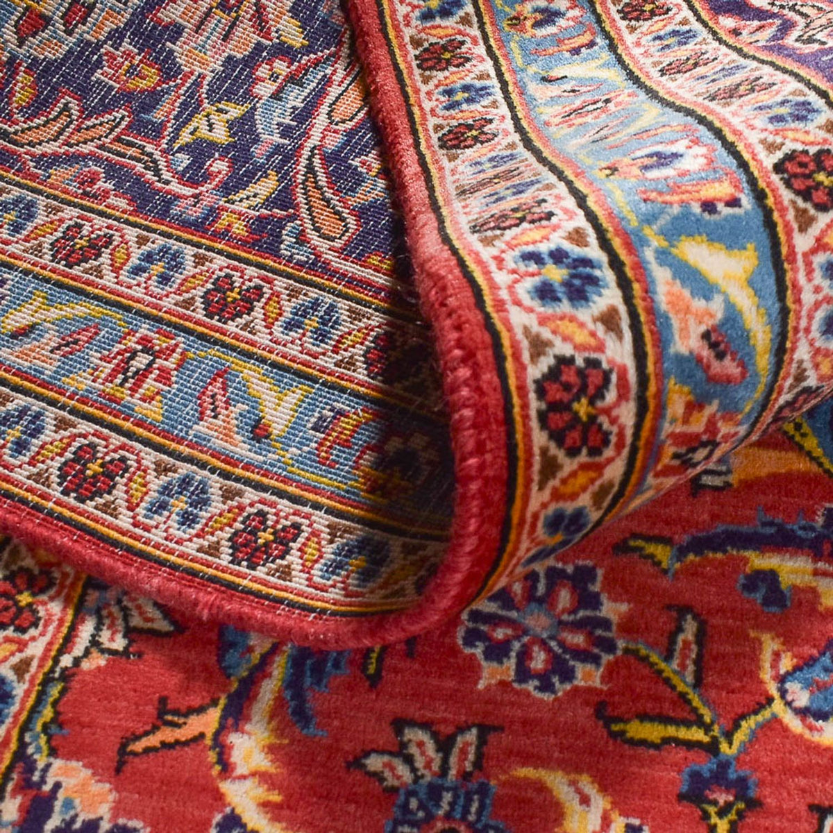 Persiska mattor - Keshan - 340 x 248 cm - röd