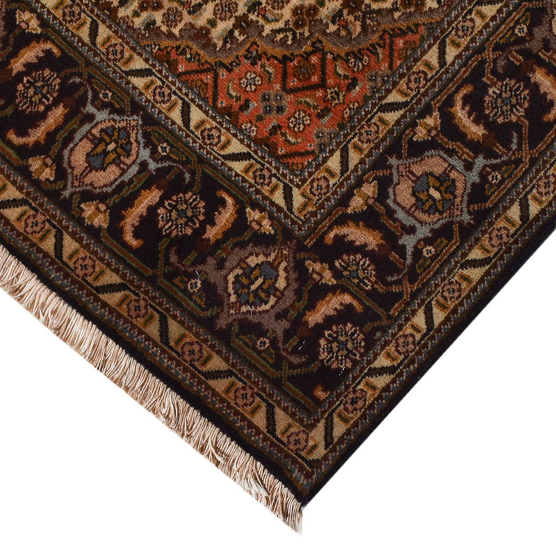 Persisk matta - Tabriz - Royal - 205 x 146 cm - mörkbrun