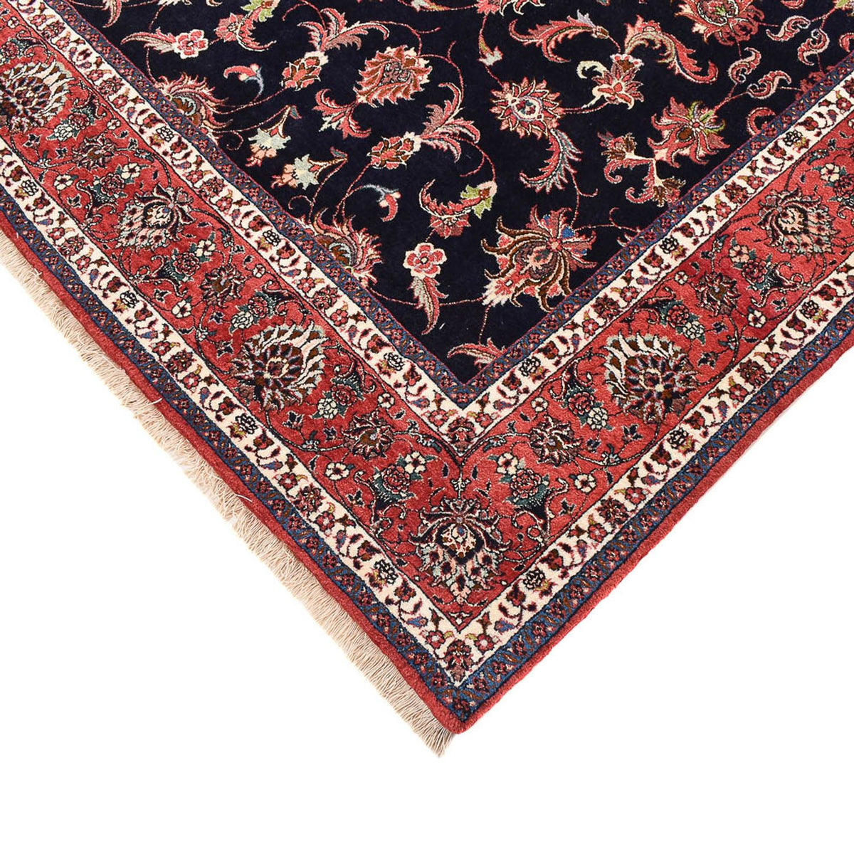 Persisk matta - Bijar - 298 x 202 cm - mörkblå