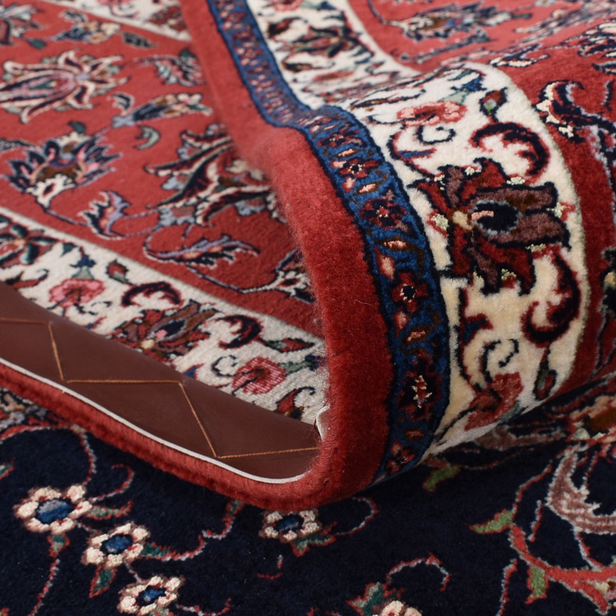 Persisk matta - Bijar - 400 x 301 cm - mörkblå