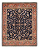 Persisk matta - Classic - 170 x 136 cm - mörkblå