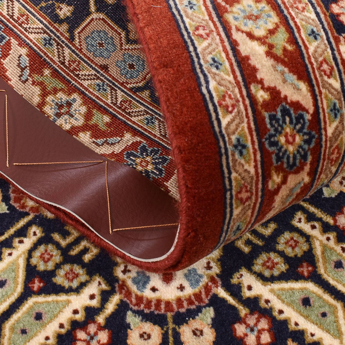 Runner Persisk matta - Ghom - Kunglig - 150 x 54 cm - mörk beige