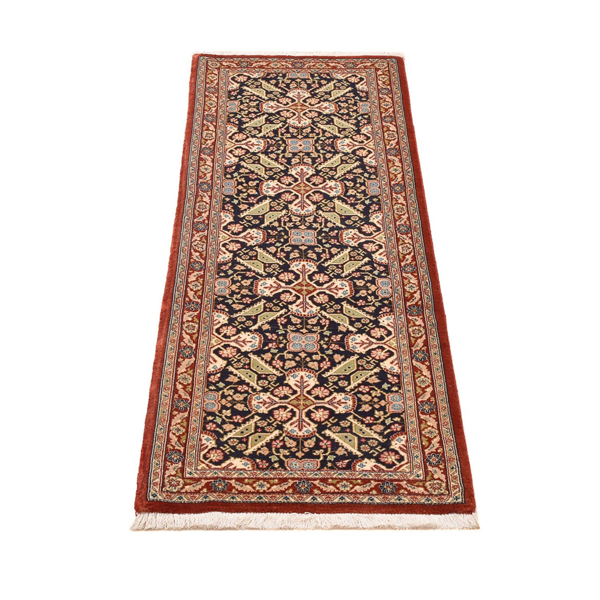 Runner Persisk matta - Ghom - Kunglig - 150 x 54 cm - mörk beige