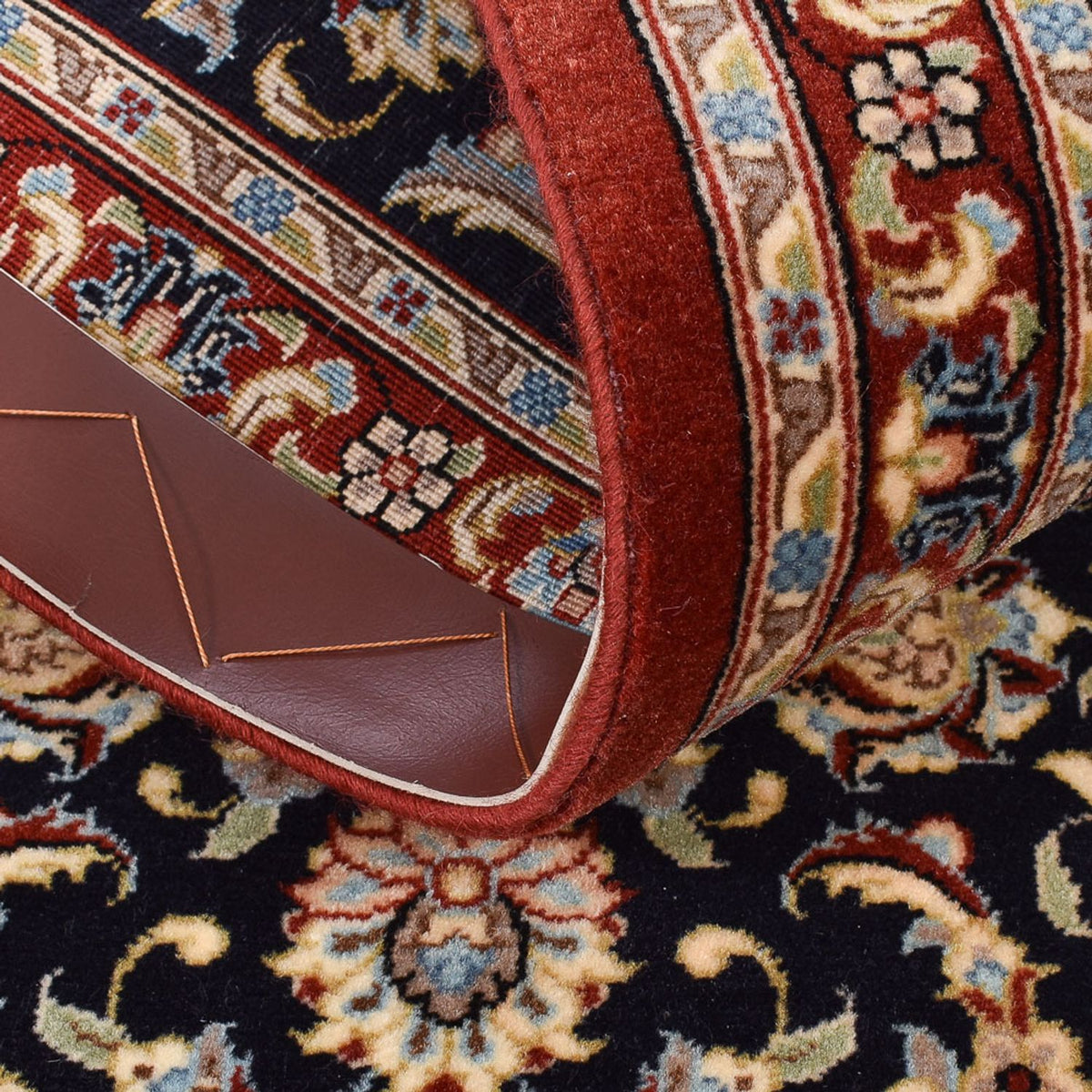 Runner Persisk matta - Ghom - Kunglig - 193 x 55 cm - mörk beige