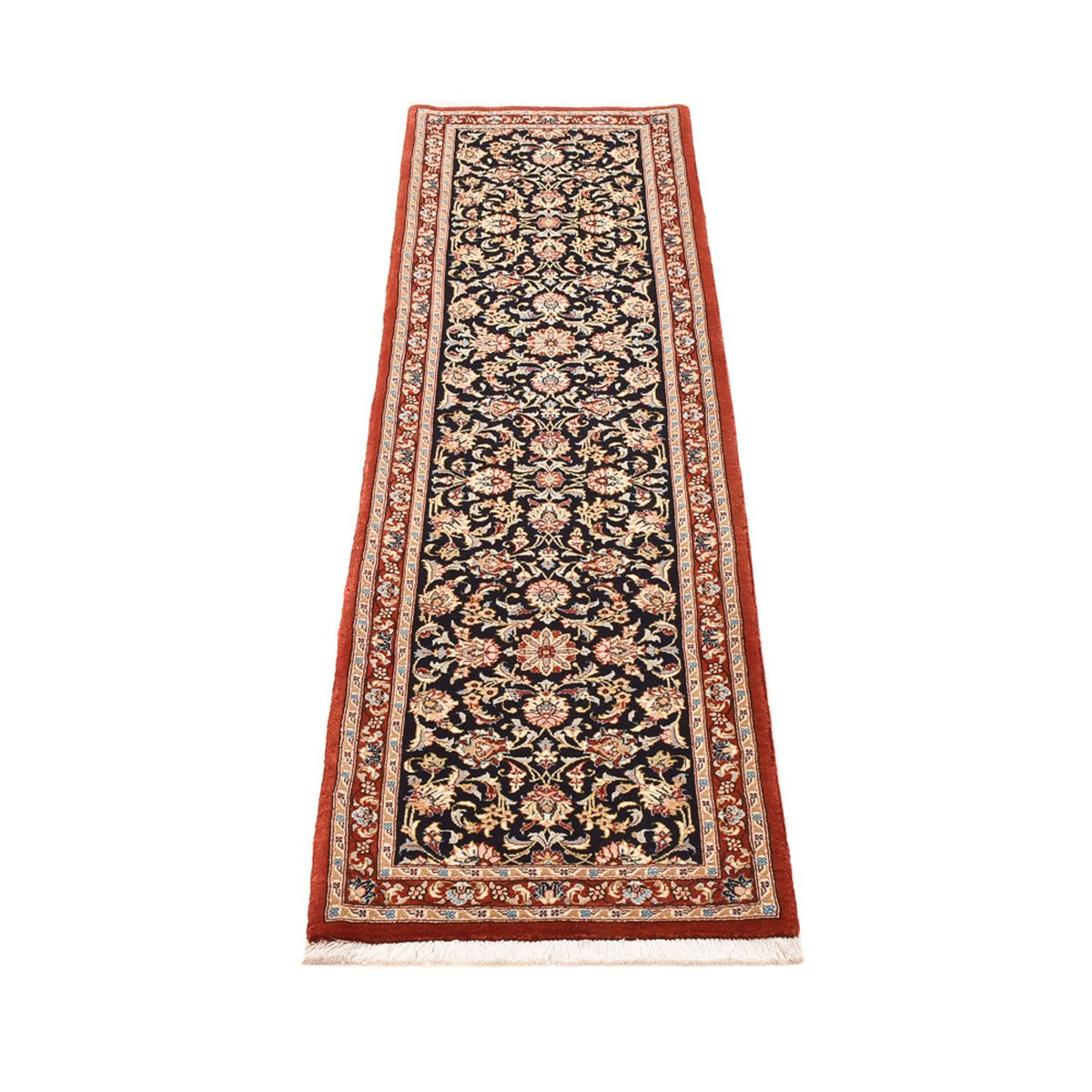 Runner Persisk matta - Ghom - Kunglig - 201 x 54 cm - mörk beige