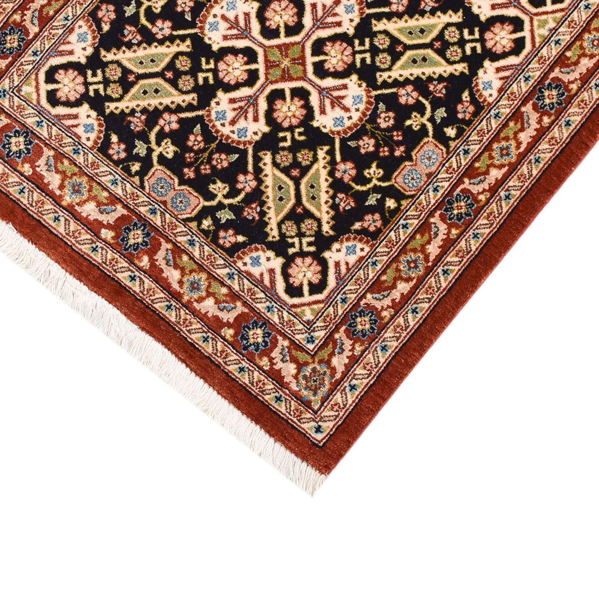 Runner Persisk matta - Ghom - Kunglig - 203 x 54 cm - mörk beige
