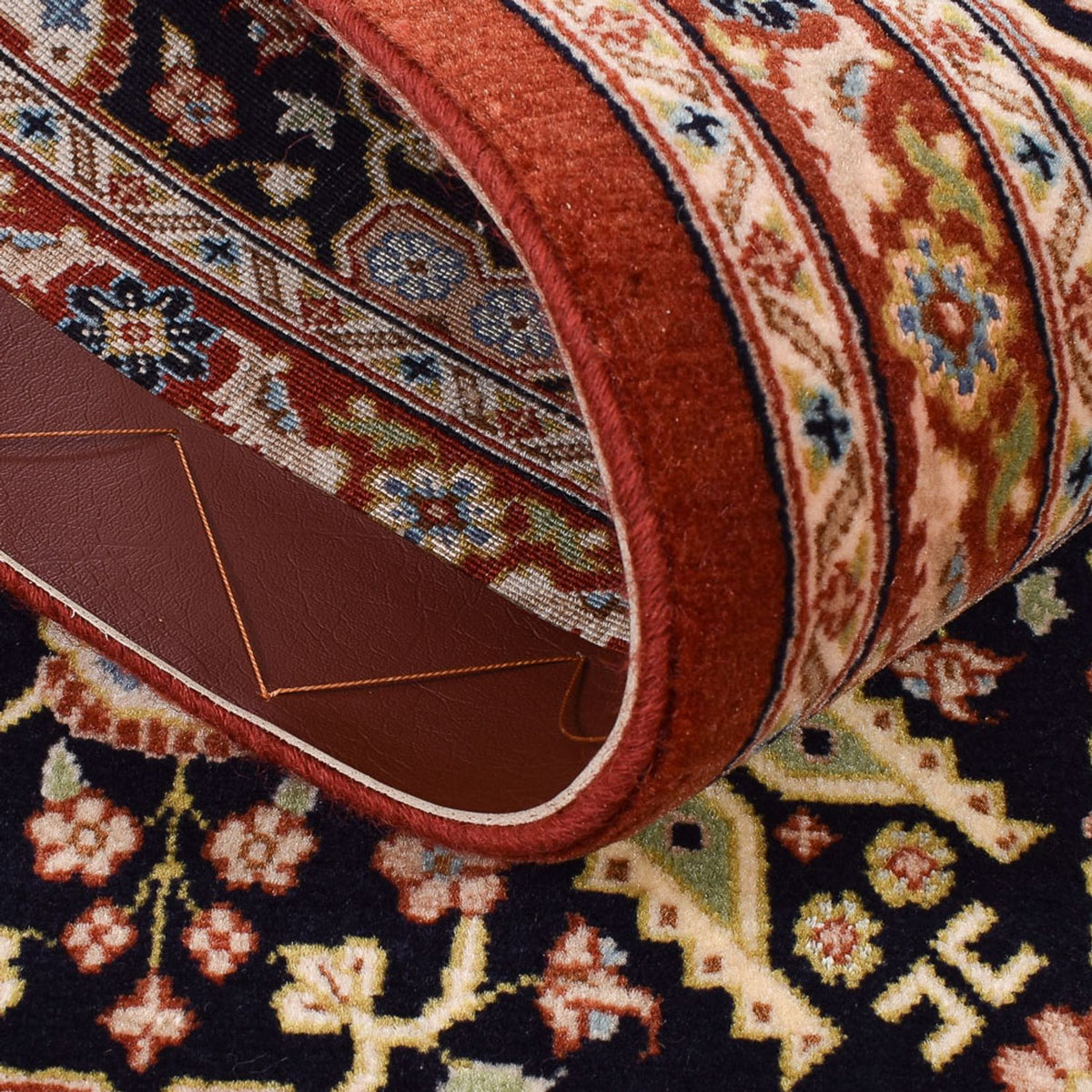 Runner Persisk matta - Ghom - Kunglig - 203 x 54 cm - mörk beige