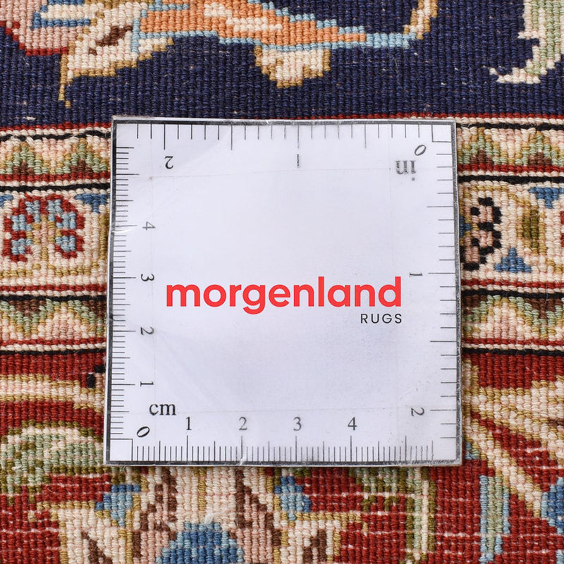 Persisk matta - Ghom - Kunglig - 203 x 133 cm - mörkblå