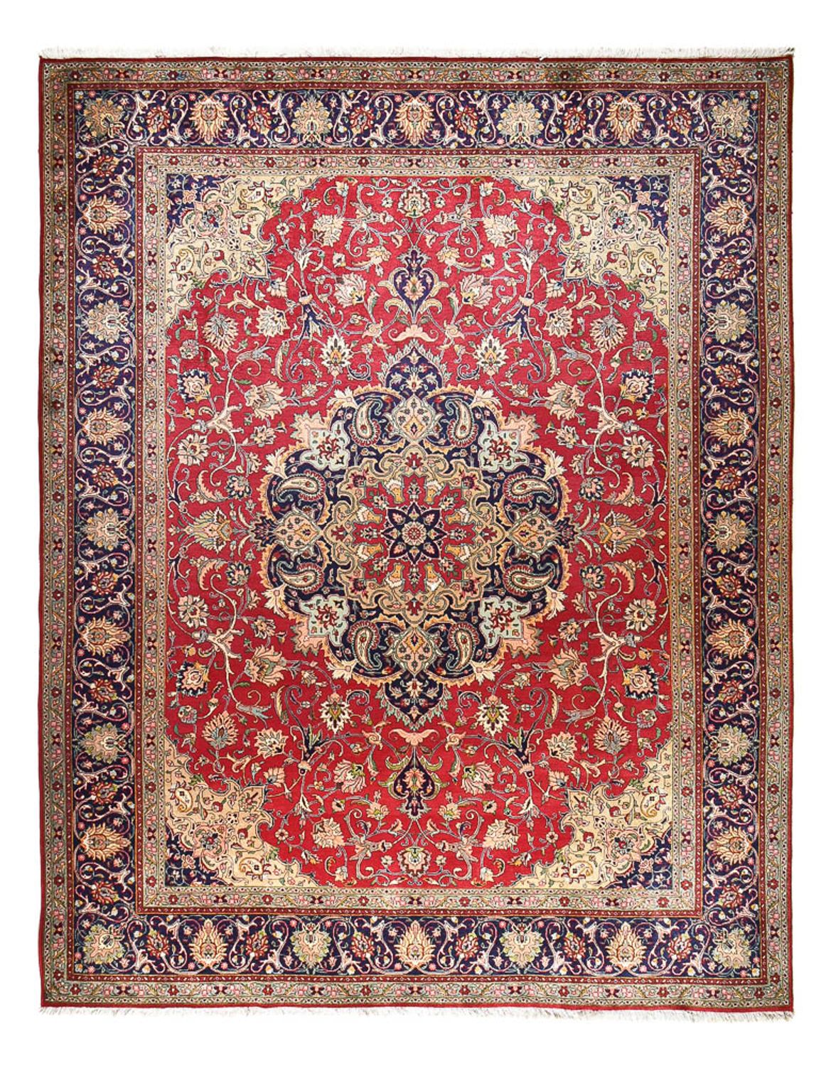 Persisk matta - Tabriz - Royal - 400 x 310 cm - röd