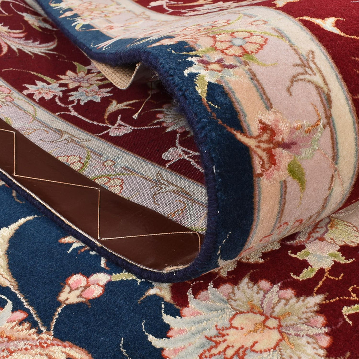 Persisk matta - Tabriz - Royal - 287 x 202 cm - mörkblå