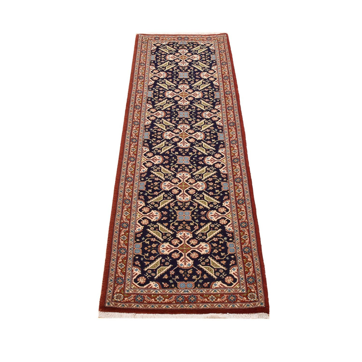 Runner Persisk matta - Ghom - Kunglig - 204 x 55 cm - mörk beige