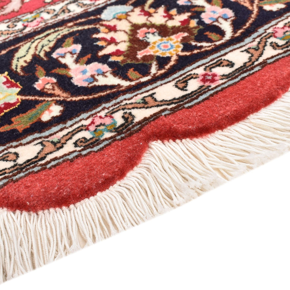 Persisk matta - Tabriz - Royal runt  - 150 x 150 cm - röd