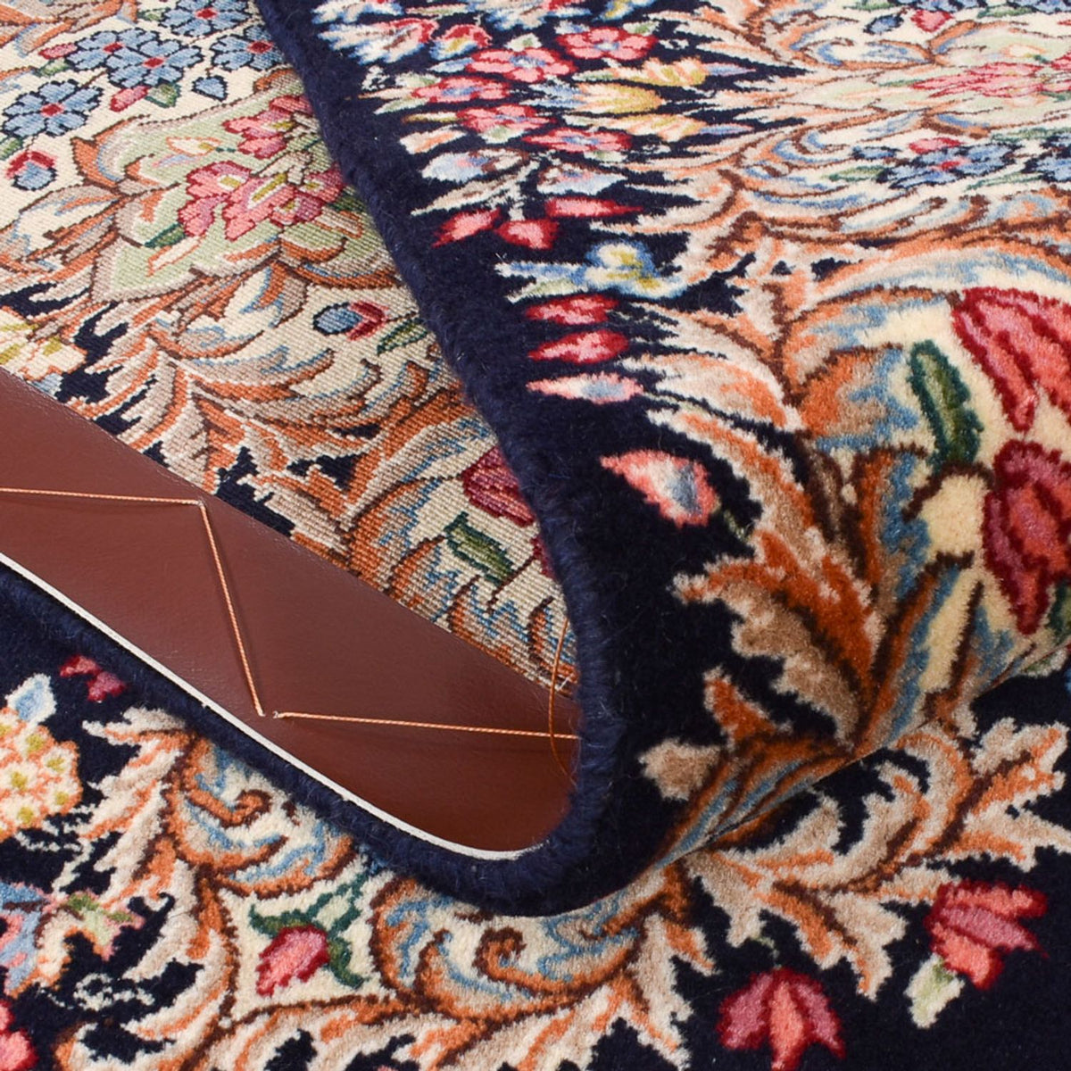 Persisk matta - Royal - Kungliga - 236 x 150 cm - mörkblå