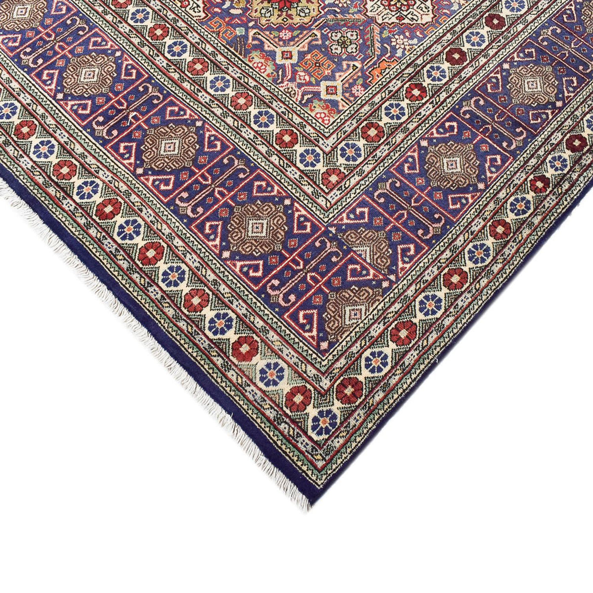 Persisk matta - Tabriz - Royal - 400 x 312 cm - ljusbrun