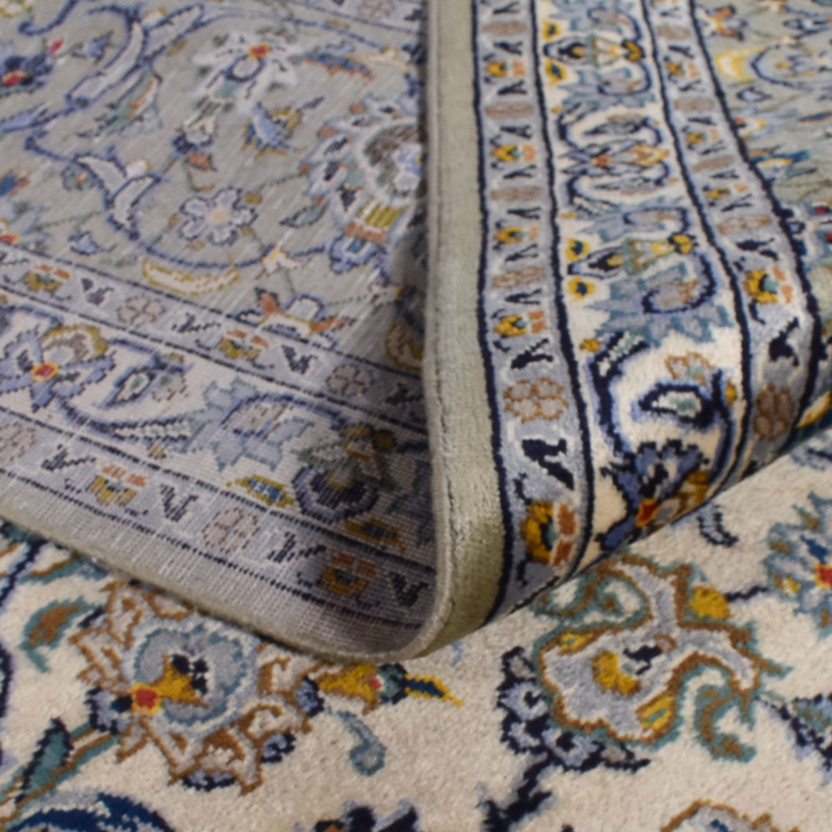 Persiska mattor - Keshan - Kungliga - 350 x 285 cm - grått