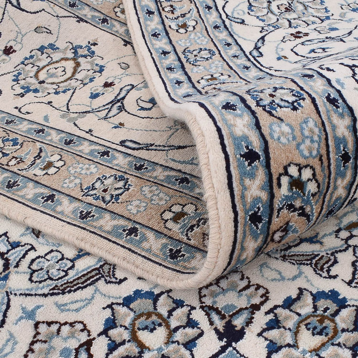 Persisk matta - Nain - 403 x 300 cm - mörkblå