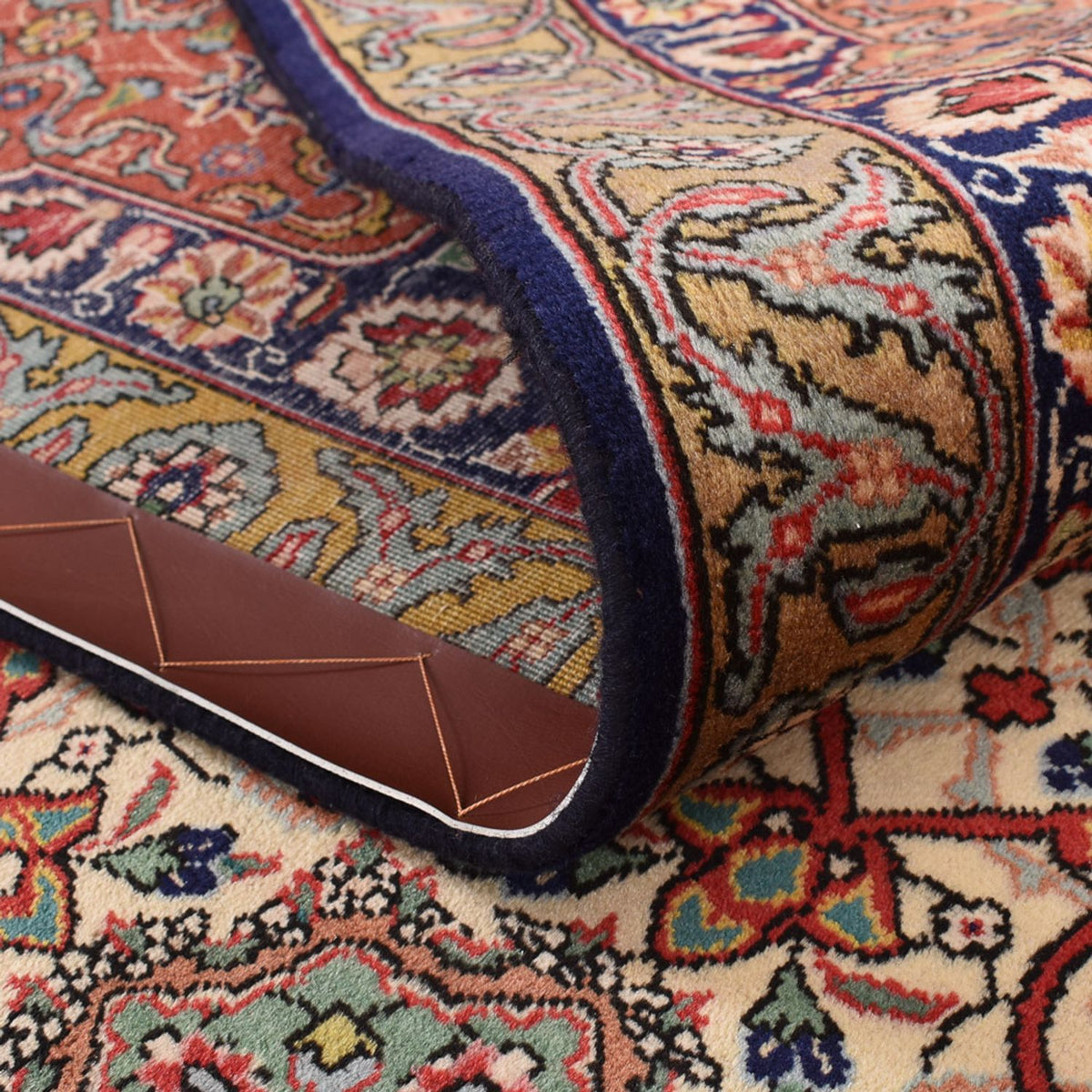 Persisk matta - Tabriz - Royal - 410 x 300 cm - mörkblå