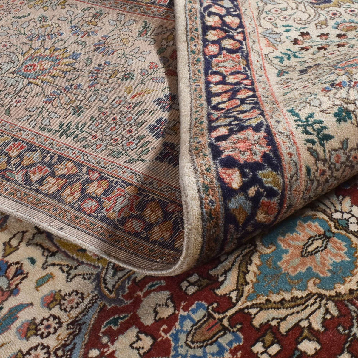 Persisk matta - Tabriz - Royal - 389 x 306 cm - sand