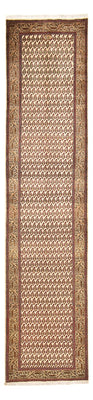 Runner Persisk matta - Tabriz - Royal - 427 x 97 cm - mörk beige