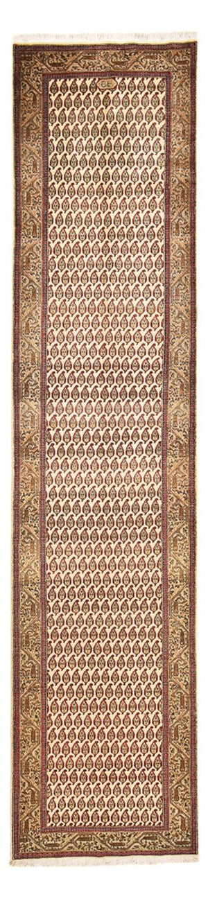 Runner Persisk matta - Tabriz - Royal - 427 x 97 cm - mörk beige