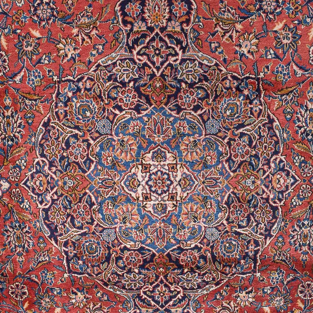 Persiska mattor - Keshan - Kungliga - 445 x 333 cm - ljusröd