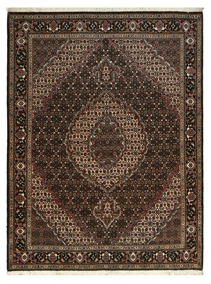Persisk matta - Tabriz - Royal - 200 x 153 cm - mörkbrun