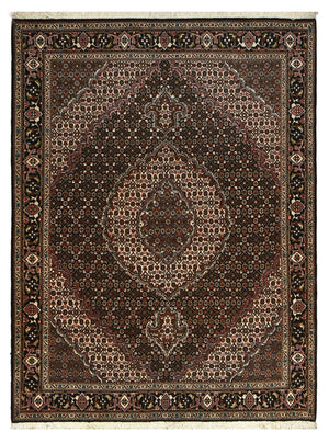 Persisk matta - Tabriz - Royal - 200 x 153 cm - mörkbrun