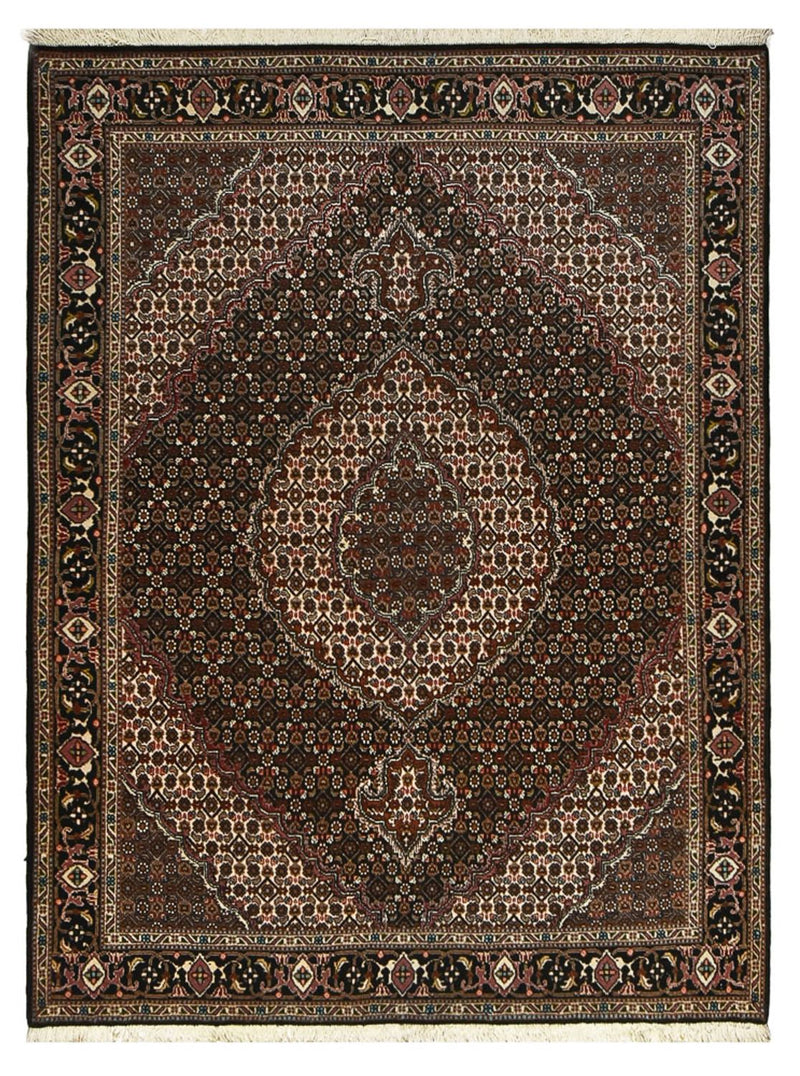 Persisk matta - Tabriz - Royal - 200 x 153 cm - mörkbrun