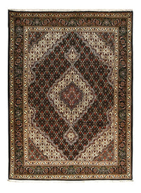 Persisk matta - Tabriz - Royal - 210 x 152 cm - mörkbrun