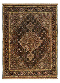 Persisk matta - Tabriz - Royal - 203 x 148 cm - mörkbrun