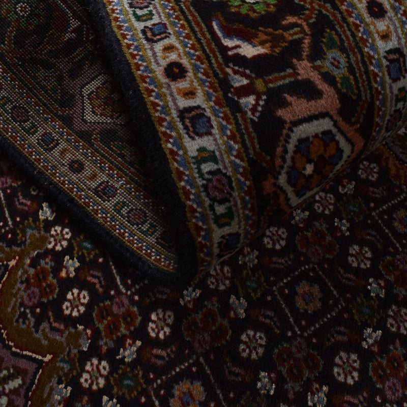 Persisk matta - Tabriz - Royal - 204 x 152 cm - mörkbrun