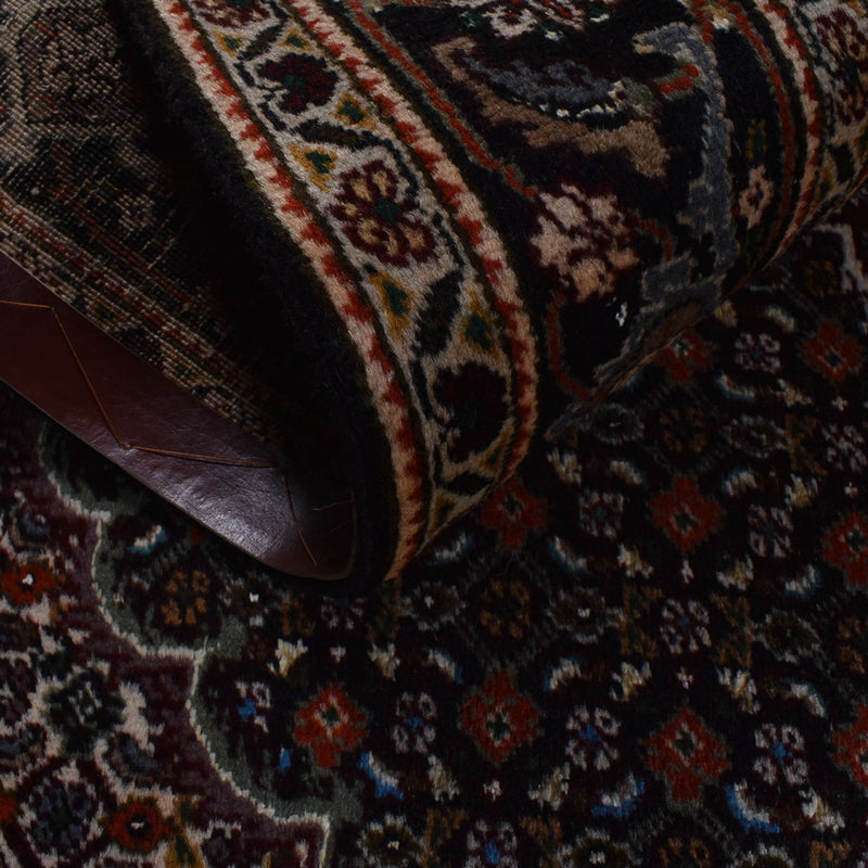 Persisk matta - Tabriz - Royal - 192 x 153 cm - mörkbrun