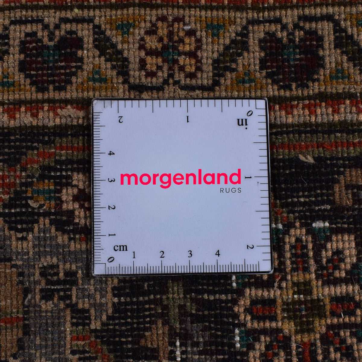 Persisk matta - Tabriz - Royal - 192 x 153 cm - mörkbrun