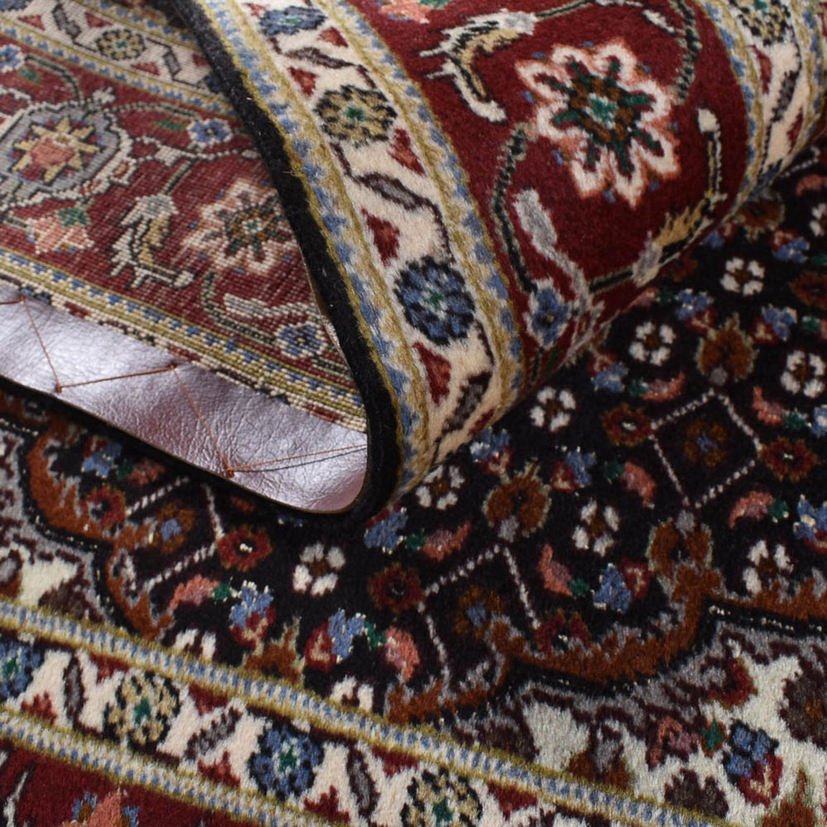 Persisk matta - Tabriz - Royal - 201 x 148 cm - mörkbrun