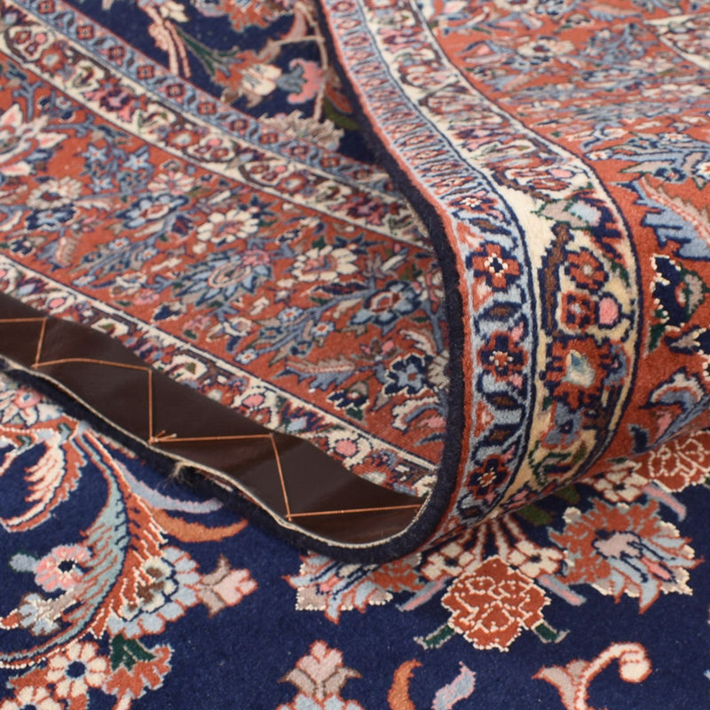 Persisk matta - Bijar - 295 x 206 cm - mörkblå