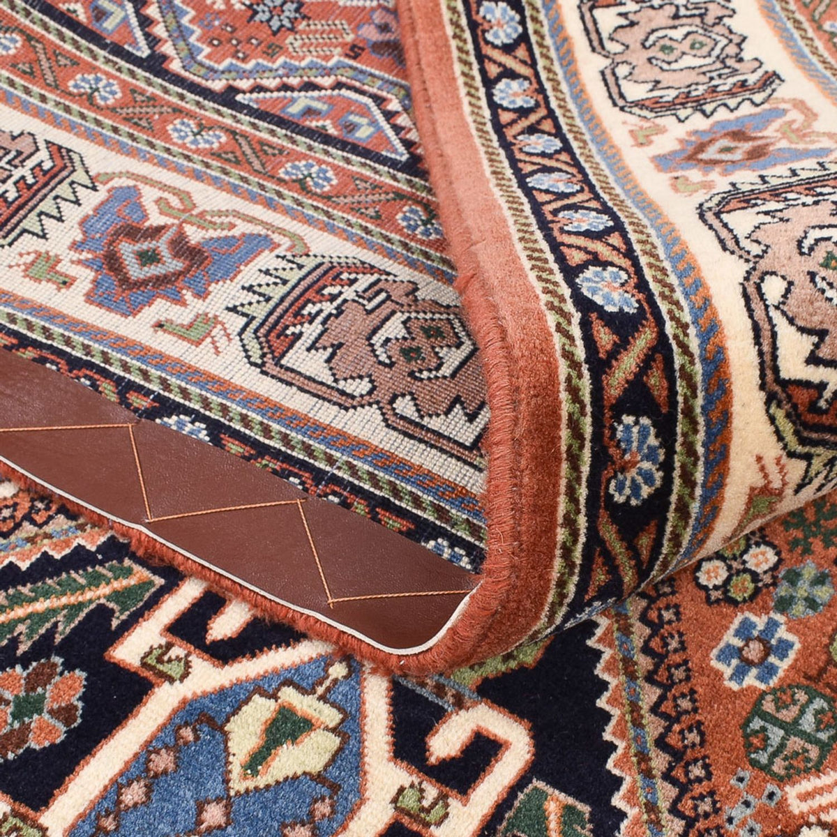 Gabbeh-matta - Kashkuli Persiska - 212 x 139 cm - rost