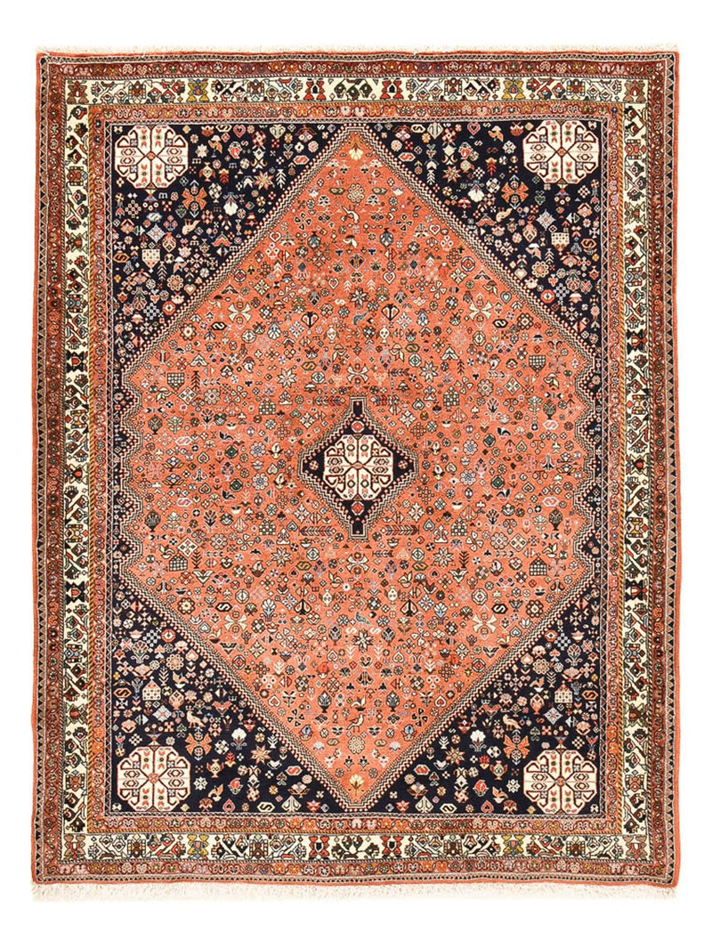 Gabbeh-matta - Kashkuli Persiska - 218 x 159 cm - ljusröd