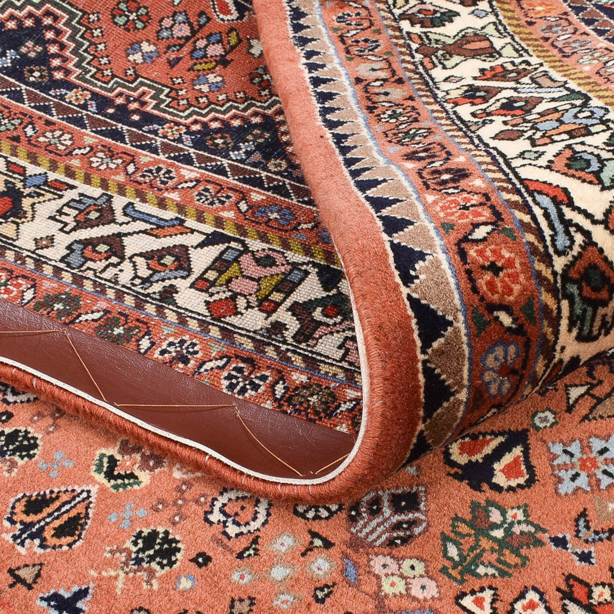 Gabbeh-matta - Kashkuli Persiska - 218 x 159 cm - ljusröd