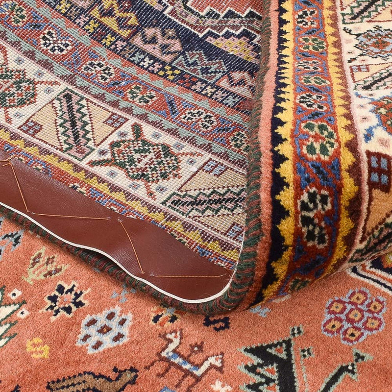 Gabbeh-matta - Kashkuli Persiska - 202 x 152 cm - ljusröd