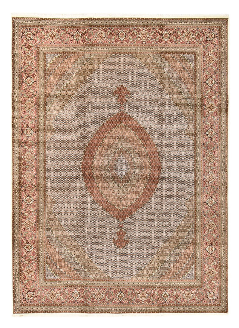 Persisk matta - Tabriz - Royal - 502 x 350 cm - ljusbeige