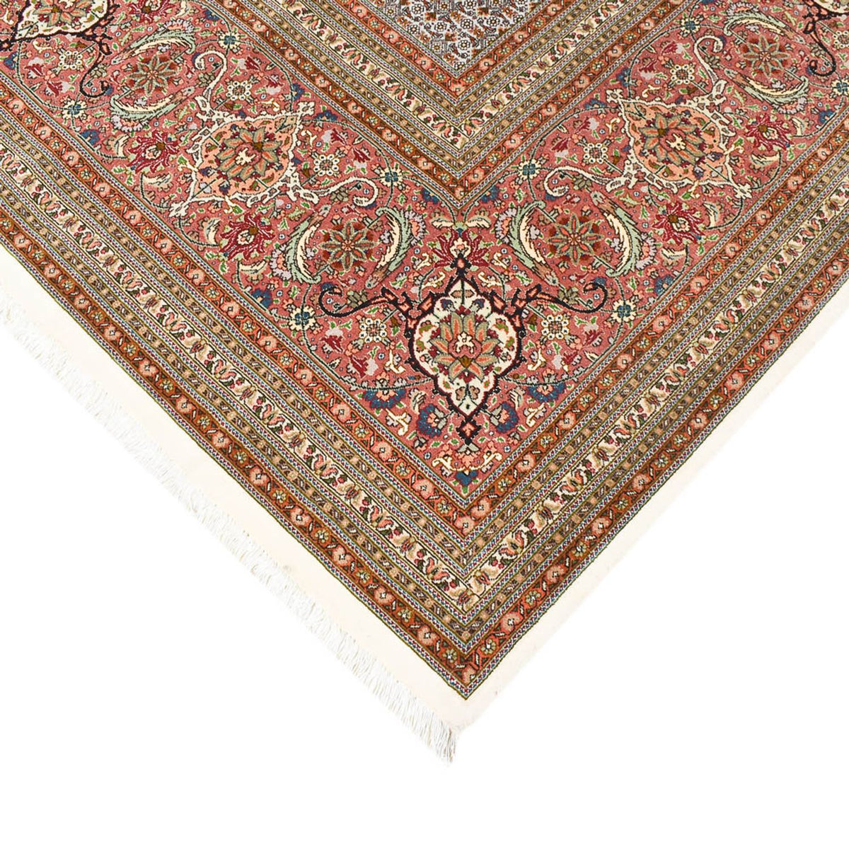 Persisk matta - Tabriz - Royal - 502 x 350 cm - ljusbeige
