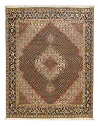 Persisk matta - Tabriz - Royal - 195 x 153 cm - brun